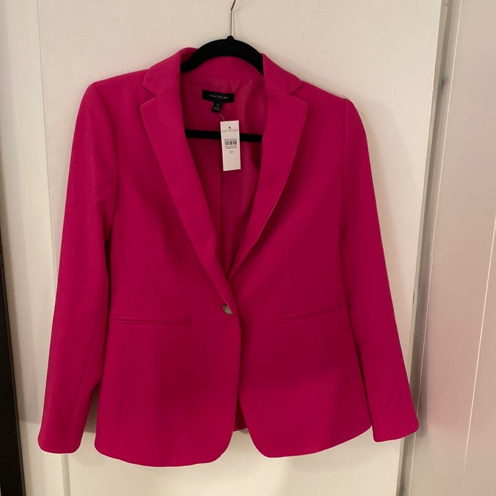 Ann Taylor Blazer, Pink, NWT, 00